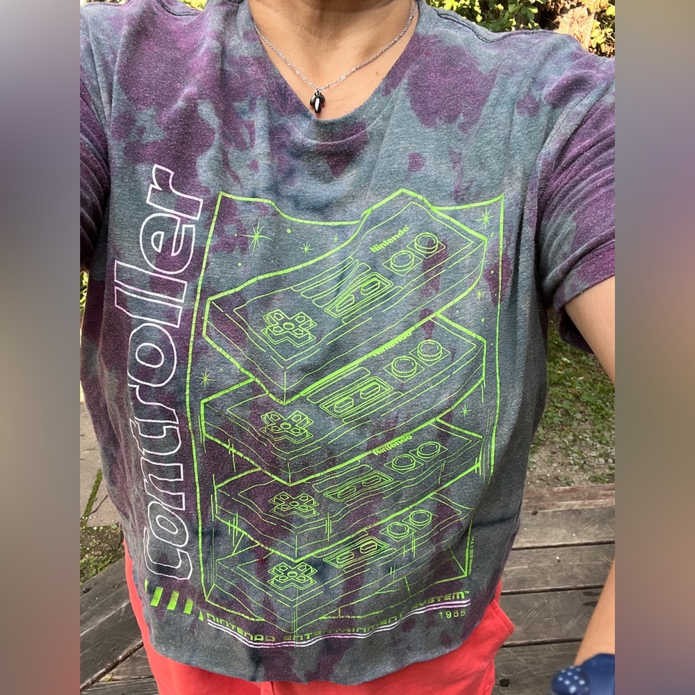 Nintendo Controller Game Atari Vintage Crop Tee Shirt Top Anime Distressed Boxy